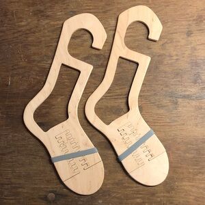 Adjustable Wooden Sock Blockers